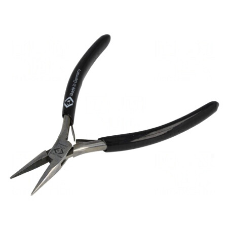 Clești de precizie drepți semirotunzi 120mm | Electronic-mag.ro | Componente Electronice