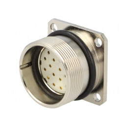 Conector M27 Soclu Mamă 21-PIN IP67 1mm2 pentru Lipire | Electronic-mag.ro | Componente Electronice