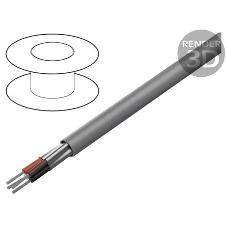 Cablu EcoCable Mini 4x20AWG Gri Închis | Electronic-mag.ro | Componente Electronice