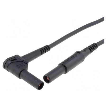 Cablu de măsurare 32A 1kV 1m negru PVC | Electronic-mag.ro | Componente Electronice