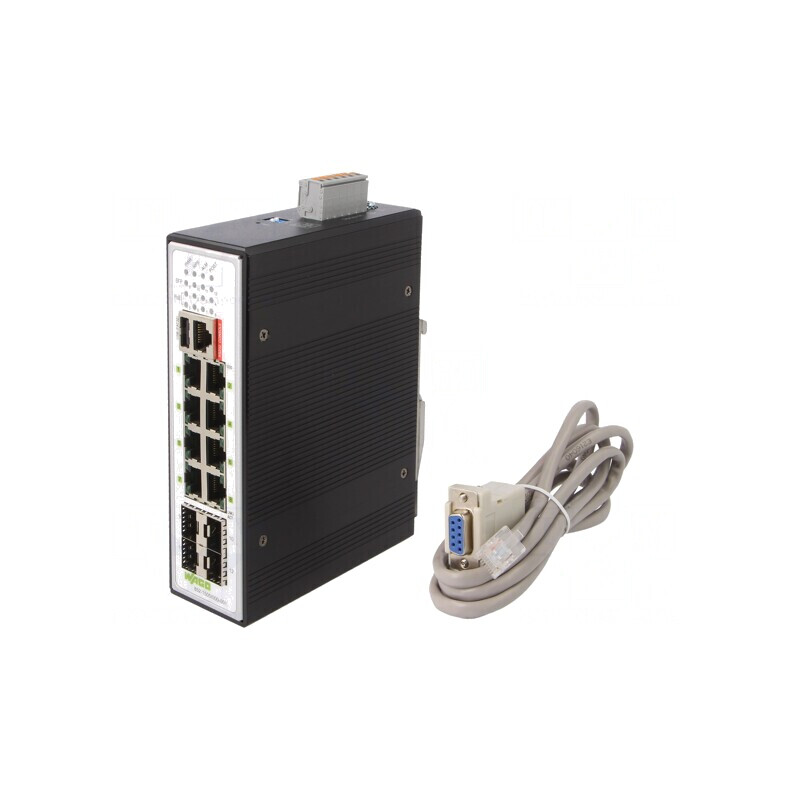 Switch Ethernet Administrabil 12 Porturi 24-57VDC 18W | Electronic-mag.ro | Componente Electronice Switch Ethernet Administrabil 12 Porturi 24-57VDC 18W | Electronic-mag.ro | Componente Electronice