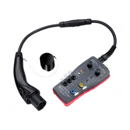 Kit Adaptoare de Testare 10A Roșu-Negru EV-520-F | Electronic-mag.ro | Componente Electronice