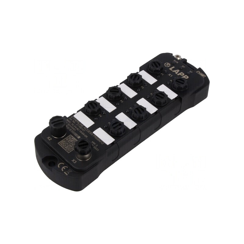 Switch Ethernet Administrabil 8 Porturi 18-30VDC M12 | Electronic-mag.ro | Componente Electronice