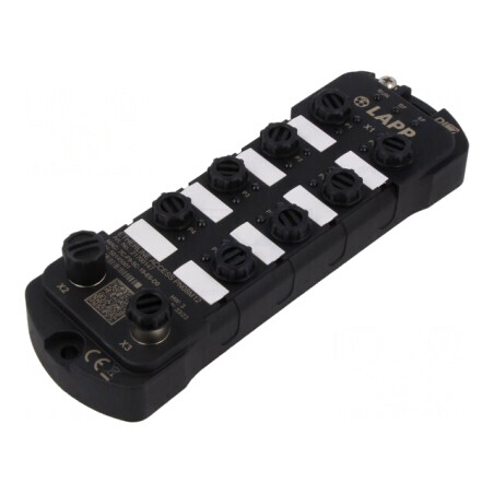 Switch Ethernet Administrabil 8 Porturi 18-30VDC M12 | Electronic-mag.ro | Componente Electronice
