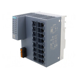Switch Ethernet 16 Porturi 24VDC RJ45 | Electronic-mag.ro | Componente Electronice