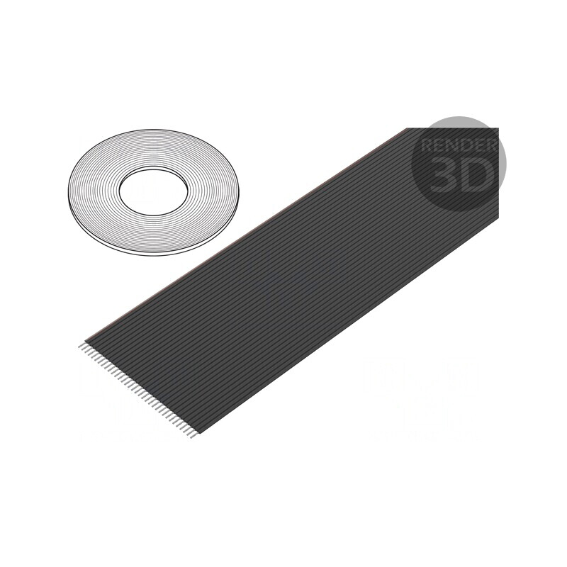 Cablu bandă neecranat PVC 34x28AWG 1,27mm 100FT | Electronic-mag.ro | Componente Electronice