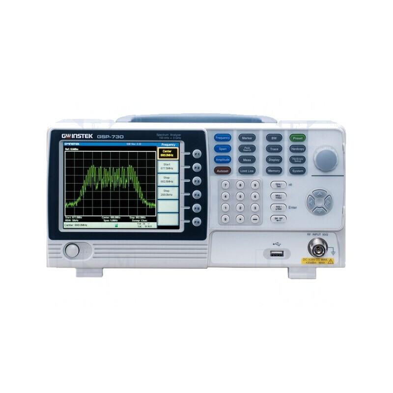 Analizor de Spectru 50Ω 0,15-3000MHz cu RS232/USB/VGA GSP-730 | Electronic-mag.ro | Componente Electronice Analizor de Spectru 50Ω 0,15-3000MHz cu RS232/USB/VGA GSP-730 | Electronic-mag.ro | Componente Electronice