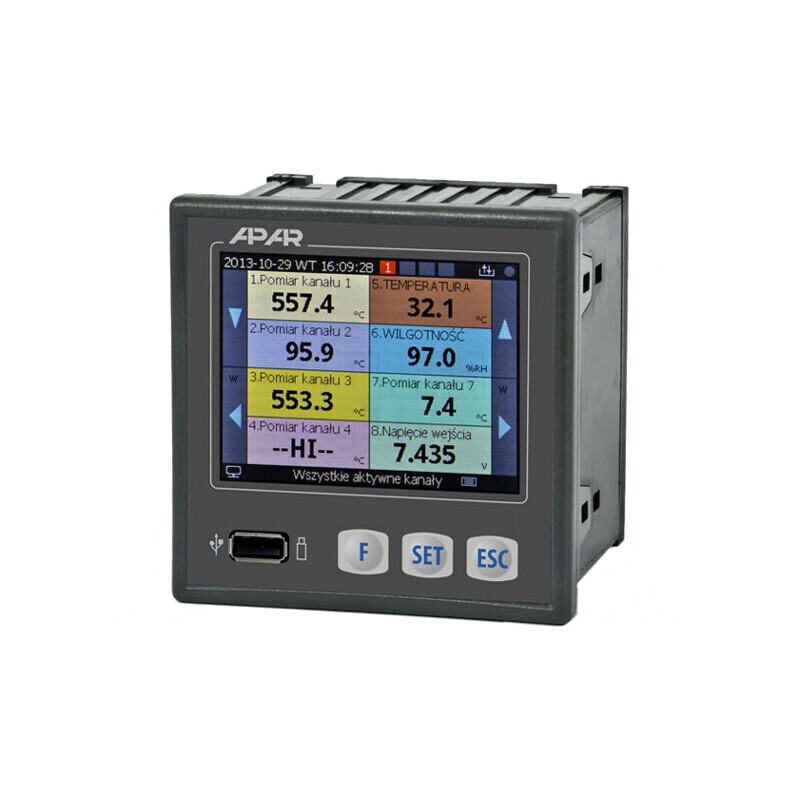 Înregistrator de Temperatură și Umiditate IP30 85-260V