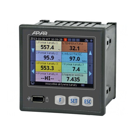 Înregistrator de Temperatură și Umiditate IP30 85-260V | Electronic-mag.ro | Componente Electronice