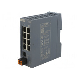 Switch Ethernet Administrabil 8 Porturi RJ45 24VDC