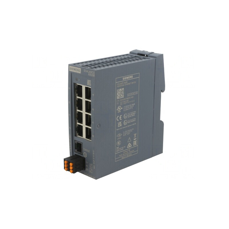 Switch Ethernet Administrabil 8 Porturi RJ45 24VDC | Electronic-mag.ro | Componente Electronice