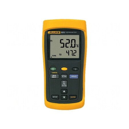 Termometru Digital LCD FLUKE 52 -200÷1372°C cu Iluminare | Electronic-mag.ro | Componente Electronice