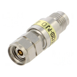 Conexiune: atenuator | 2.4mm-AT | pe cablu | drept | Placare: aurit | H2.4-AT(20)-PJ