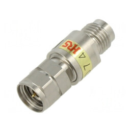 Conexiune: atenuator | 2.4mm-AT | pe cablu | drept | Placare: aurit | H2.4-AT(4)-PJ