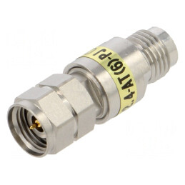 Conexiune: atenuator | 2.4mm-AT | pe cablu | drept | Placare: aurit | H2.4-AT(6)-PJ