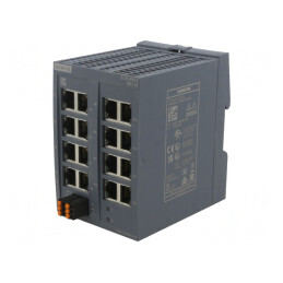 Switch Ethernet Neadministrabil 16 Porturi RJ45 24VDC | Electronic-mag.ro | Componente Electronice