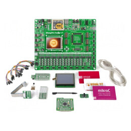Kit Dezvoltare Microchip PIC32 Mikrolab | Electronic-mag.ro | Componente Electronice