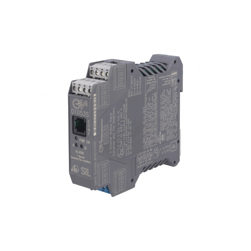 Adaptor de Semnale Analogice pentru Șină DIN 20-30VDC IP20 | Electronic-mag.ro | Componente Electronice