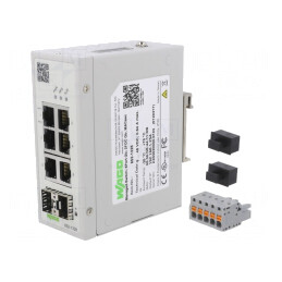 Switch Ethernet Administrabil 8 Porturi 9-48VDC 5.8W | Electronic-mag.ro | Componente Electronice