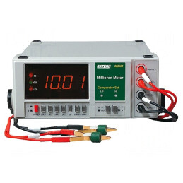 Miliohmetru LED 3.5 Cifre, 5V, Ştecher EU | Electronic-mag.ro | Componente Electronice