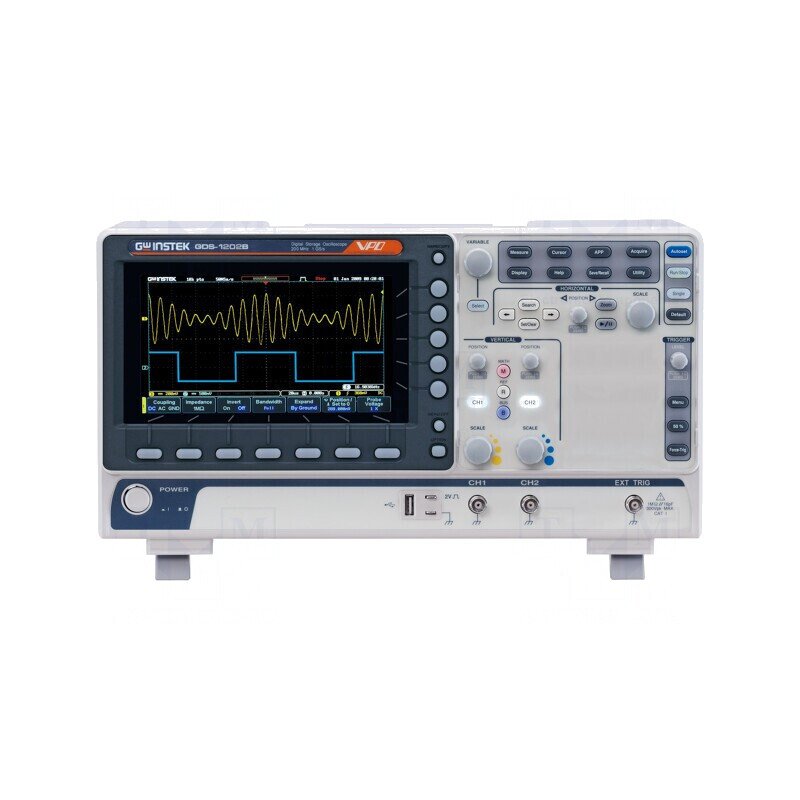 Osciloscop Digital 200MHz 2 Canale LCD 7" GDS-1202B | Electronic-mag.ro | Componente Electronice