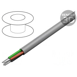 Cablu EcoFlex® 4x18AWG neecranat 600V 30,5m Cu litat | Electronic-mag.ro | Componente Electronice