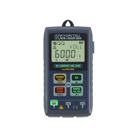 Înregistrator de Date cu Baterie KEW5020 3 Canale | Electronic-mag.ro | Componente Electronice