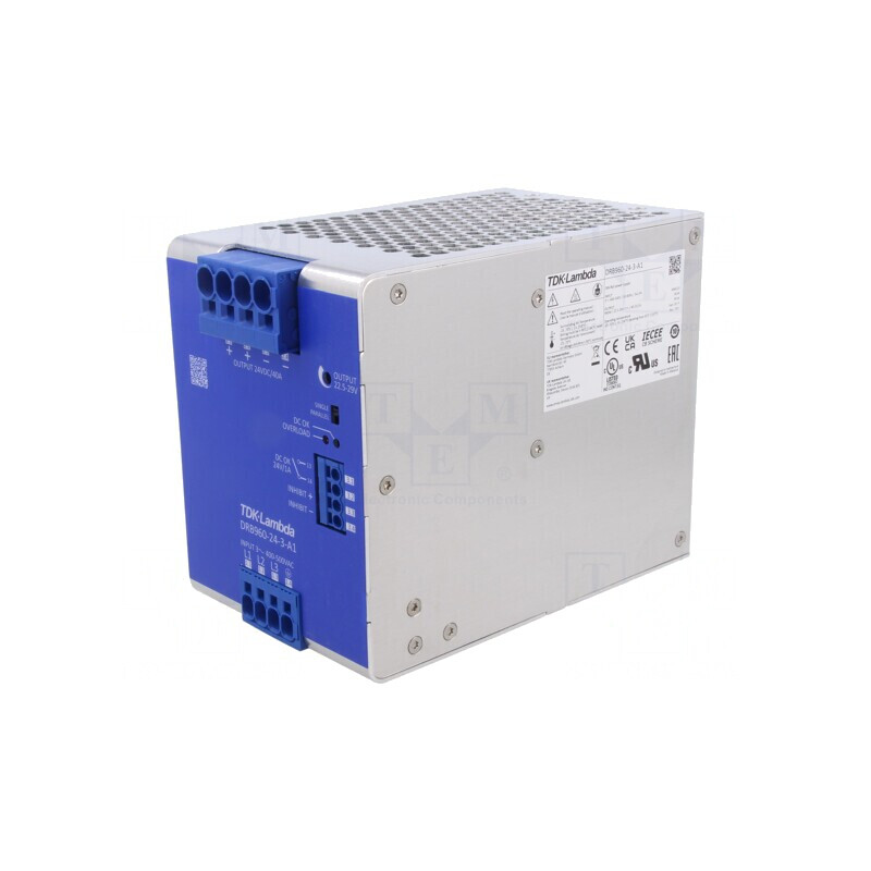 Alimentator pulsatoriu şină DIN 960W 24V 40A | Electronic-mag.ro | Componente Electronice