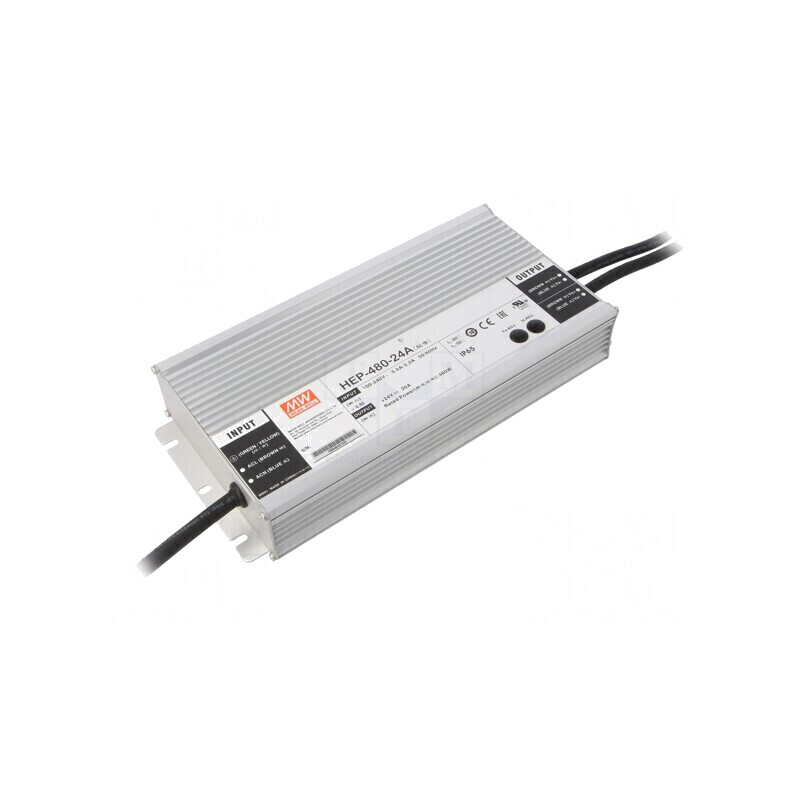 Alimentator Pulsatoriu pentru Lucru în Condiții Dificile HEP-480-24A | Electronic-mag.ro | Componente Electronice