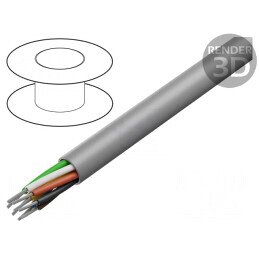 Cablu EcoFlex® 8x22AWG neecranat 600V 30,5m