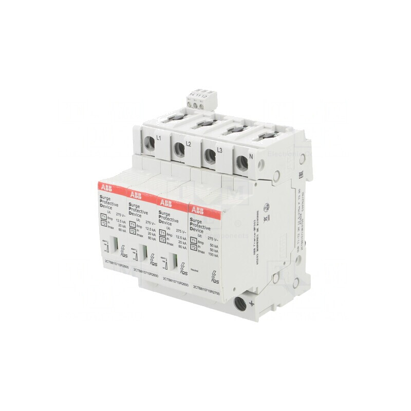 Limitator de Supratensiuni Tip 1 2P 80kA | Electronic-mag.ro | Componente Electronice