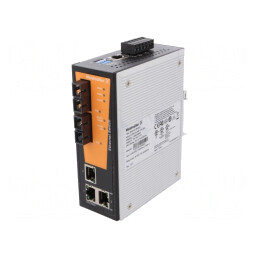 Switch Ethernet Administrabil 5 Porturi 12-45VDC | Electronic-mag.ro | Componente Electronice