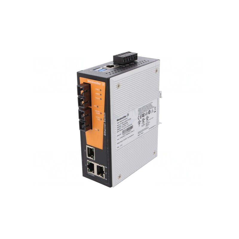 Switch Ethernet Administrabil 5 Porturi 12-45VDC | Electronic-mag.ro | Componente Electronice