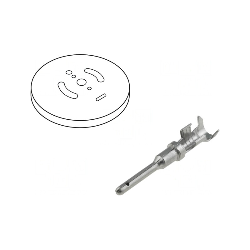 Pin Tată Nichelat 16mm 0,75-2mm2 Rola Crimpată | Electronic-mag.ro | Componente Electronice