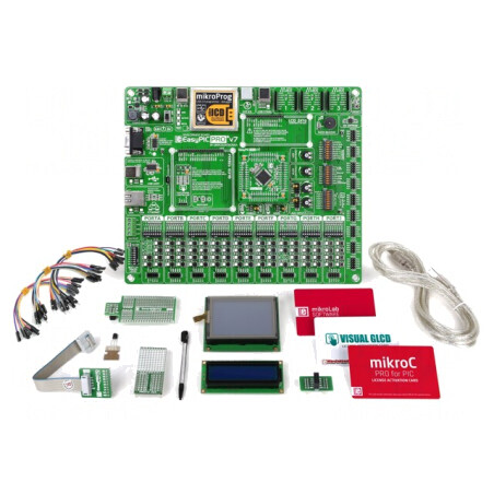Kit Dezvoltare Microchip PIC16/PIC18 MIKROLAB | Electronic-mag.ro | Componente Electronice