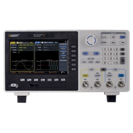 Generator de Funcții 60MHz cu LCD 7" 800x480, 2 Canale | Electronic-mag.ro | Componente Electronice