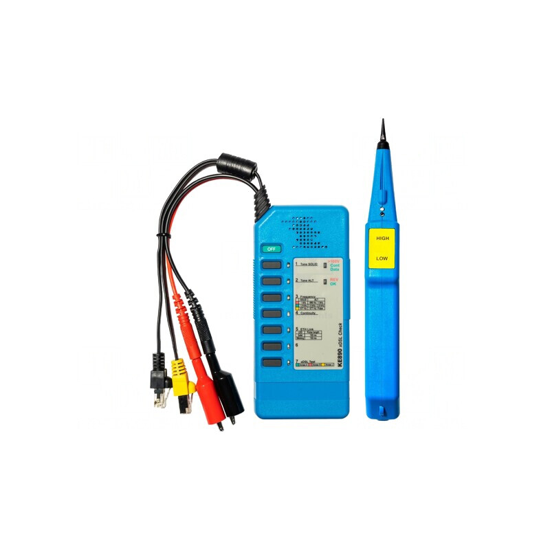 Tester Rețea Multitest KE3100 RJ11 RJ45 Soclu Căști Bornă Crocodil | Electronic-mag.ro | Componente Electronice