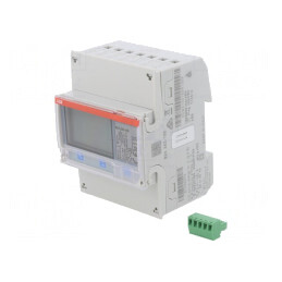 Contor Digital 3-Fazic pentru Șină DIN cu LCD