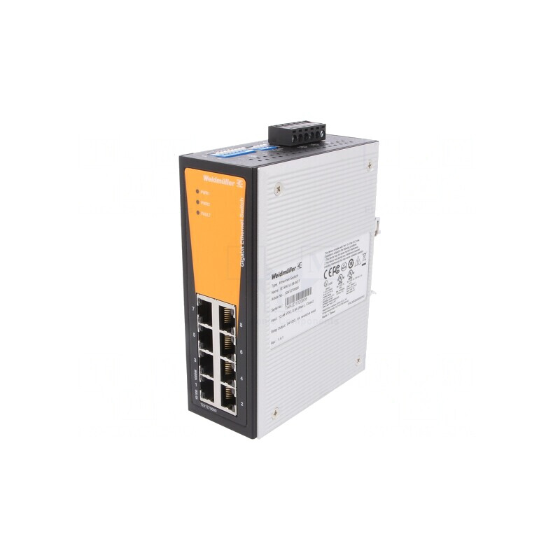Switch Ethernet 8 Porturi RJ45 IP30 | Electronic-mag.ro | Componente Electronice