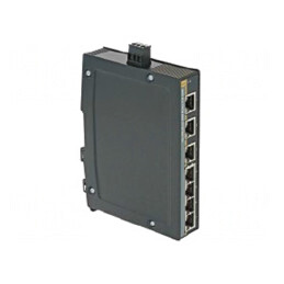 Switch Ethernet Neadministrabil 7 Porturi RJ45 9-60VDC