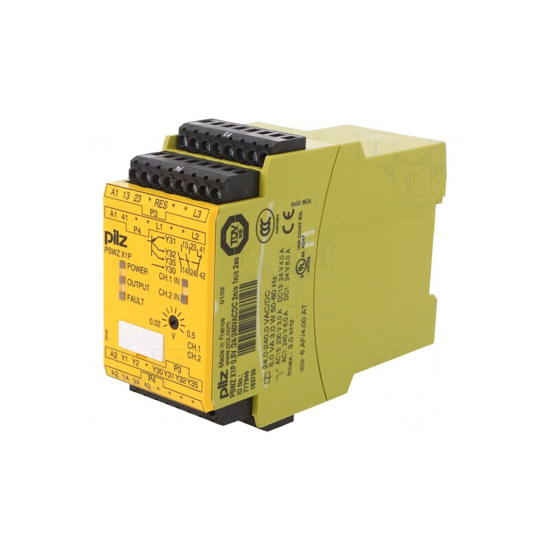 Releu de Siguranță PSWZ X1P 24-240VAC 2IN 5OUT | Electronic-mag.ro | Componente Electronice Releu de Siguranță PSWZ X1P 24-240VAC 2IN 5OUT | Electronic-mag.ro | Componente Electronice