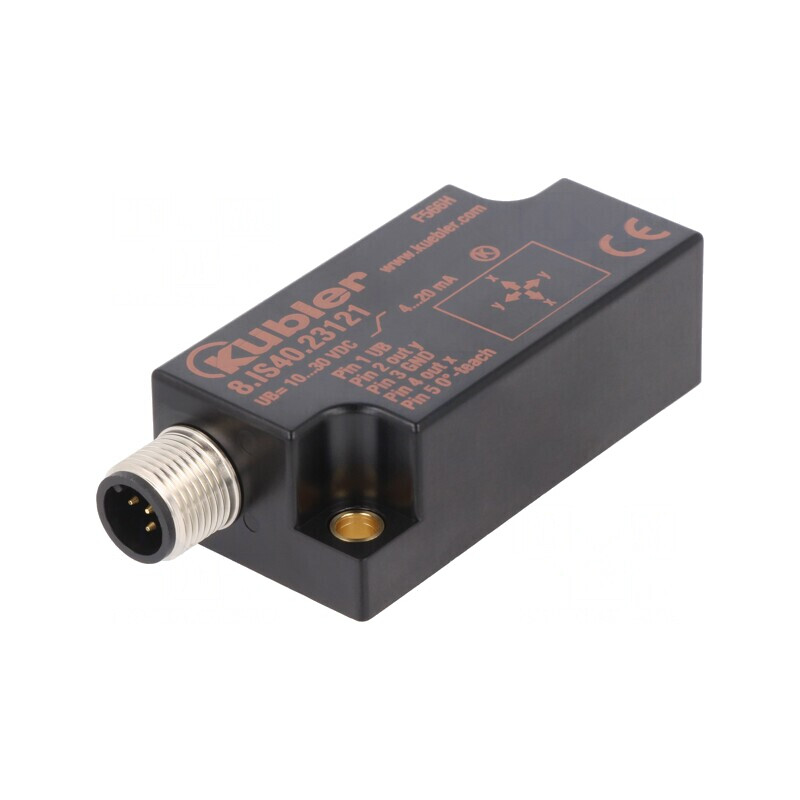 Senzor de Înclinare ±60° cu Terminal M12 și 2 Axe, 10-30VDC | Electronic-mag.ro | Componente Electronice