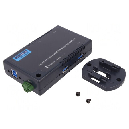 HUB USB 3.0 x4 5Gbps 10-30VDC Kit cu Cablu | Electronic-mag.ro | Componente Electronice