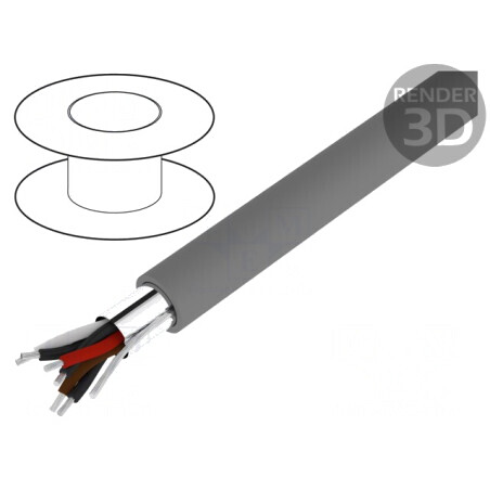 Cablu Xtra Guard 1 PVC Gri 22AWG 30,5m | Electronic-mag.ro | Componente Electronice