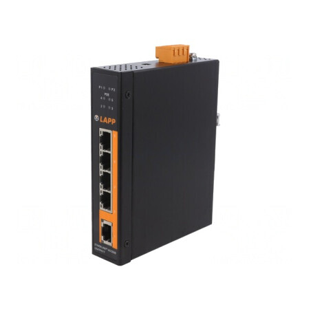 Switch Ethernet 5 Porturi 12-36VDC | Electronic-mag.ro | Componente Electronice