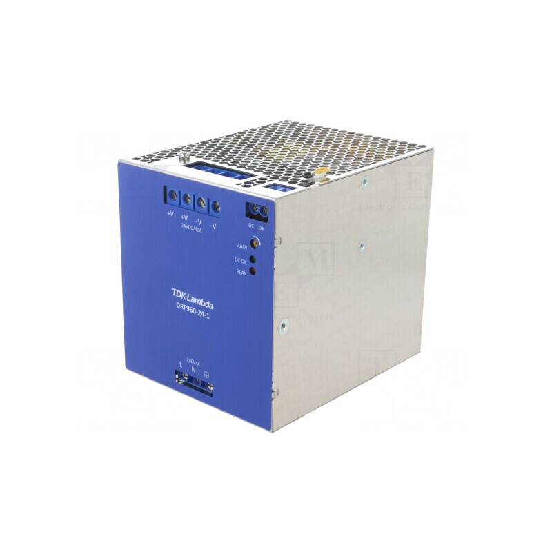 Alimentator pulsatoriu DIN 960W 24V 40A | Electronic-mag.ro | Componente Electronice