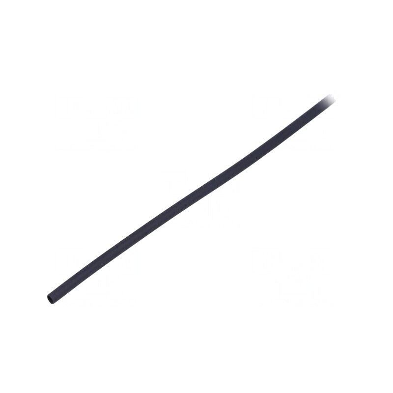 Manşon termocontractabil 1,6mm negru 400m | Electronic-mag.ro | Componente Electronice