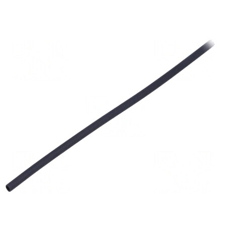 Manşon termocontractabil 1,6mm negru 400m | Electronic-mag.ro | Componente Electronice