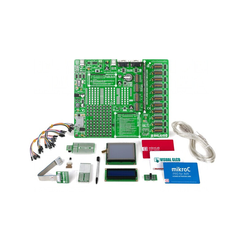 Kit Dezvoltare Microchip AVR MIKROLAB | Electronic-mag.ro | Componente Electronice