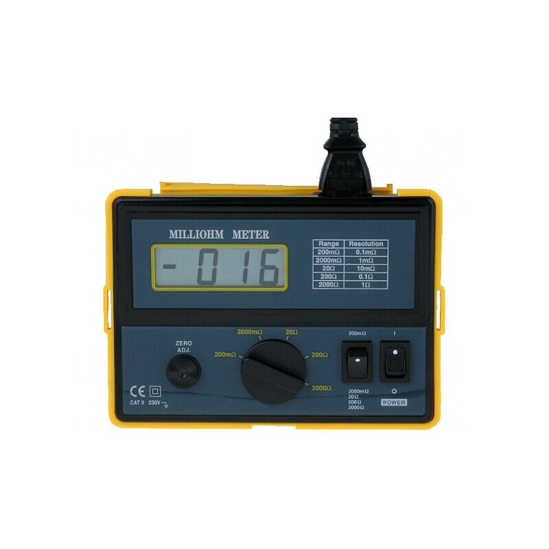 Miliohmetru LCD 0,1-2kΩ Ștecher EU | Electronic-mag.ro | Componente Electronice Miliohmetru LCD 0,1-2kΩ Ștecher EU | Electronic-mag.ro | Componente Electronice